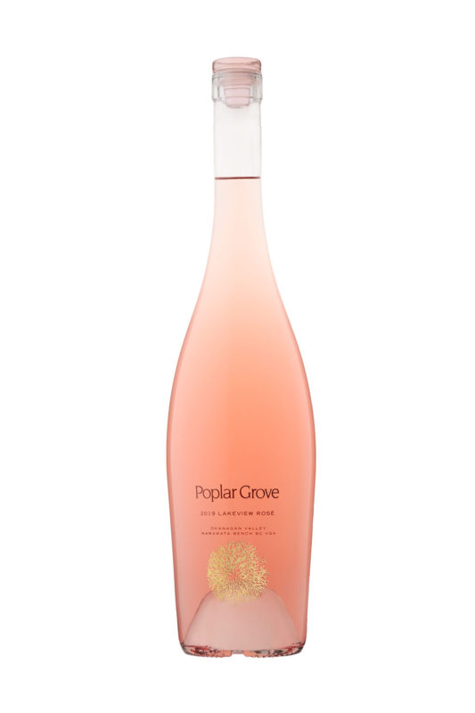 stunning rose bottle by penticton photographer of wine